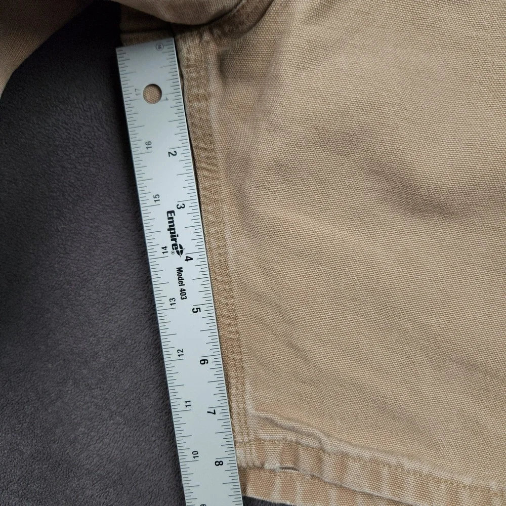 Vintage Carhartt Washed Duck Work Shorts Mens 32 Tan Canvas B25 SDL Workwear